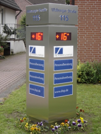 Firmenwegweiseer Ulzburger Strasse Tag