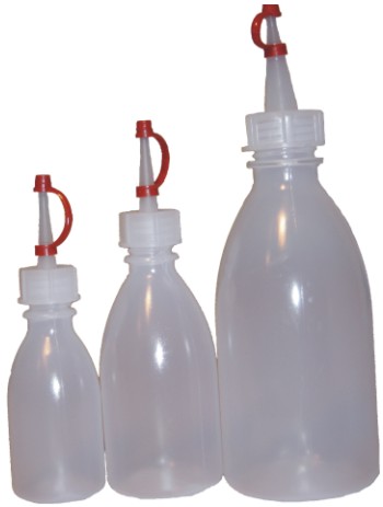 Klebeflaschen in 3 Gren