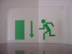 Fluchtschild Fluchtschild