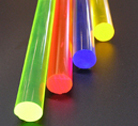 PLEXIGLAS® Fluorescent Staebe PLEXIGLAS® Fluorescent Staebe